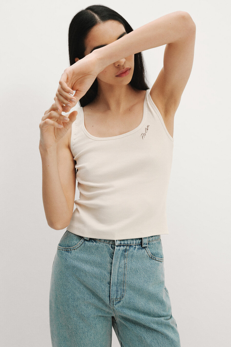 Leysa Blue Denim Pants - 4