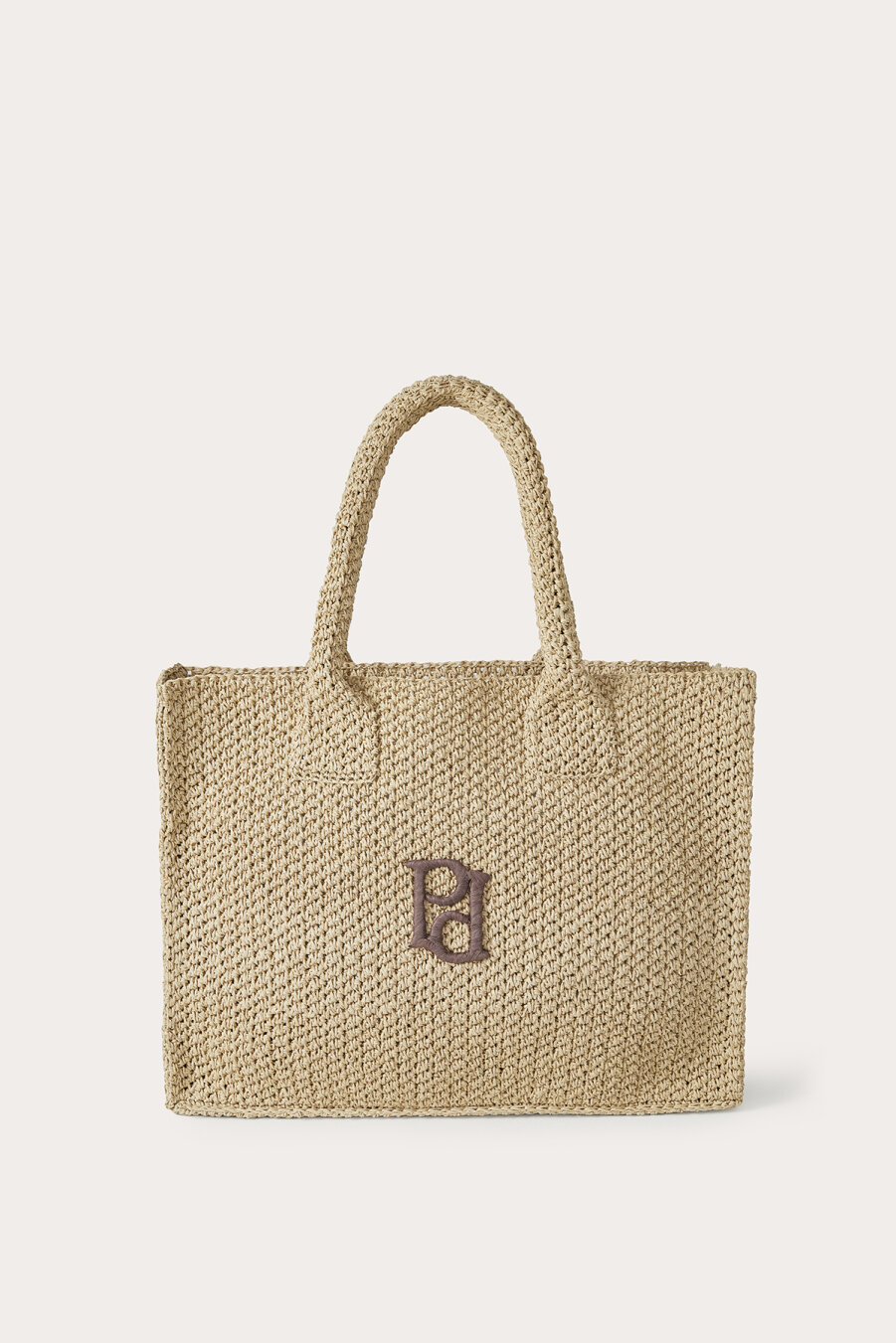 Light Beige Knitted Bag - 6