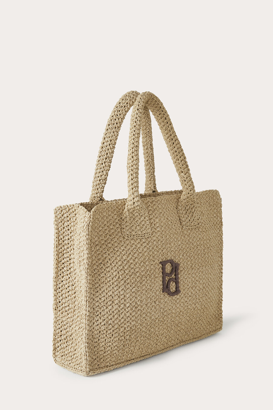 Light Beige Knitted Bag - 7
