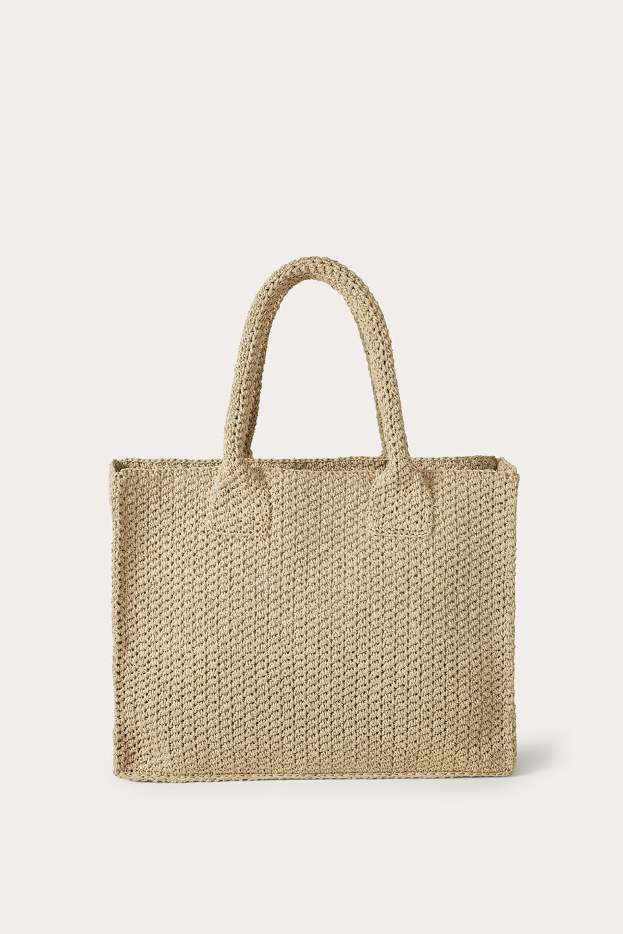 Light Beige Knitted Bag - 2