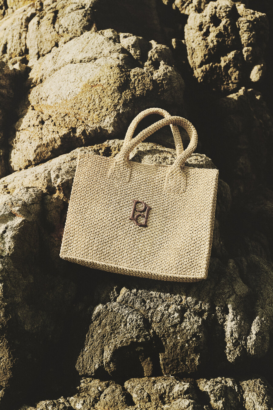 Light Beige Knitted Bag - 1