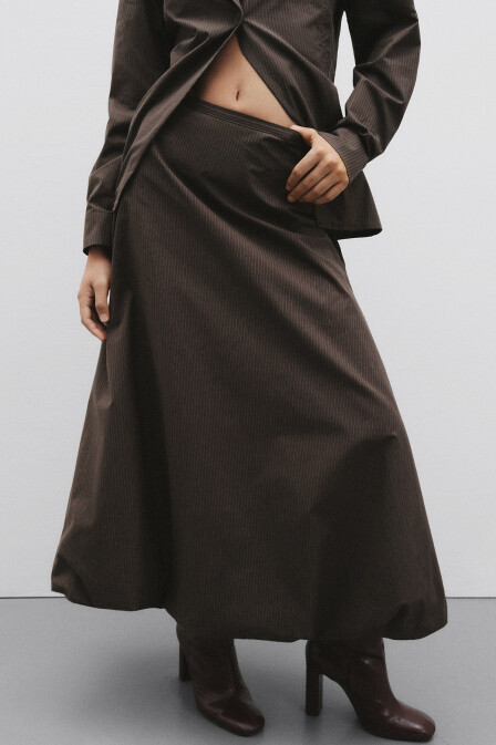 Linnea Striped Balloon Skirt - 3