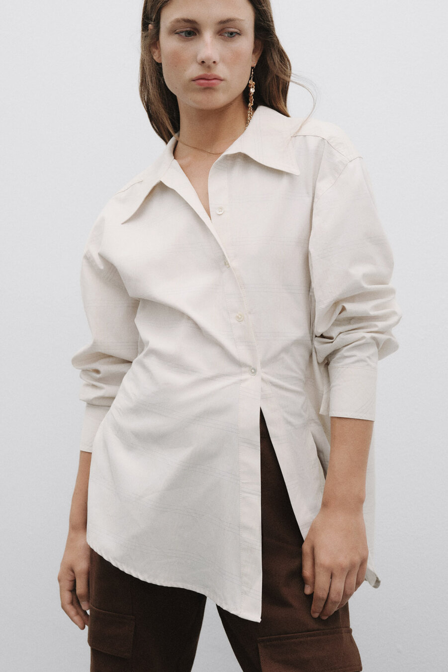 Liv Waist Seam Shirt - 2