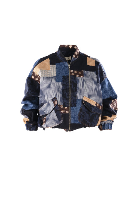 Livia Patterned Bomber Jacket - 6