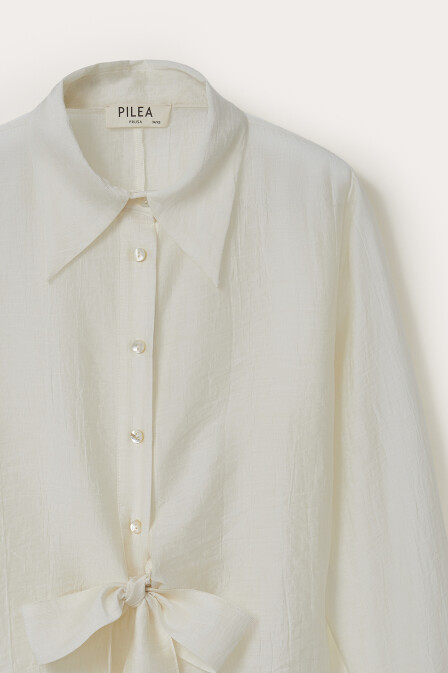 Livia Tie Detail Shirt - 5