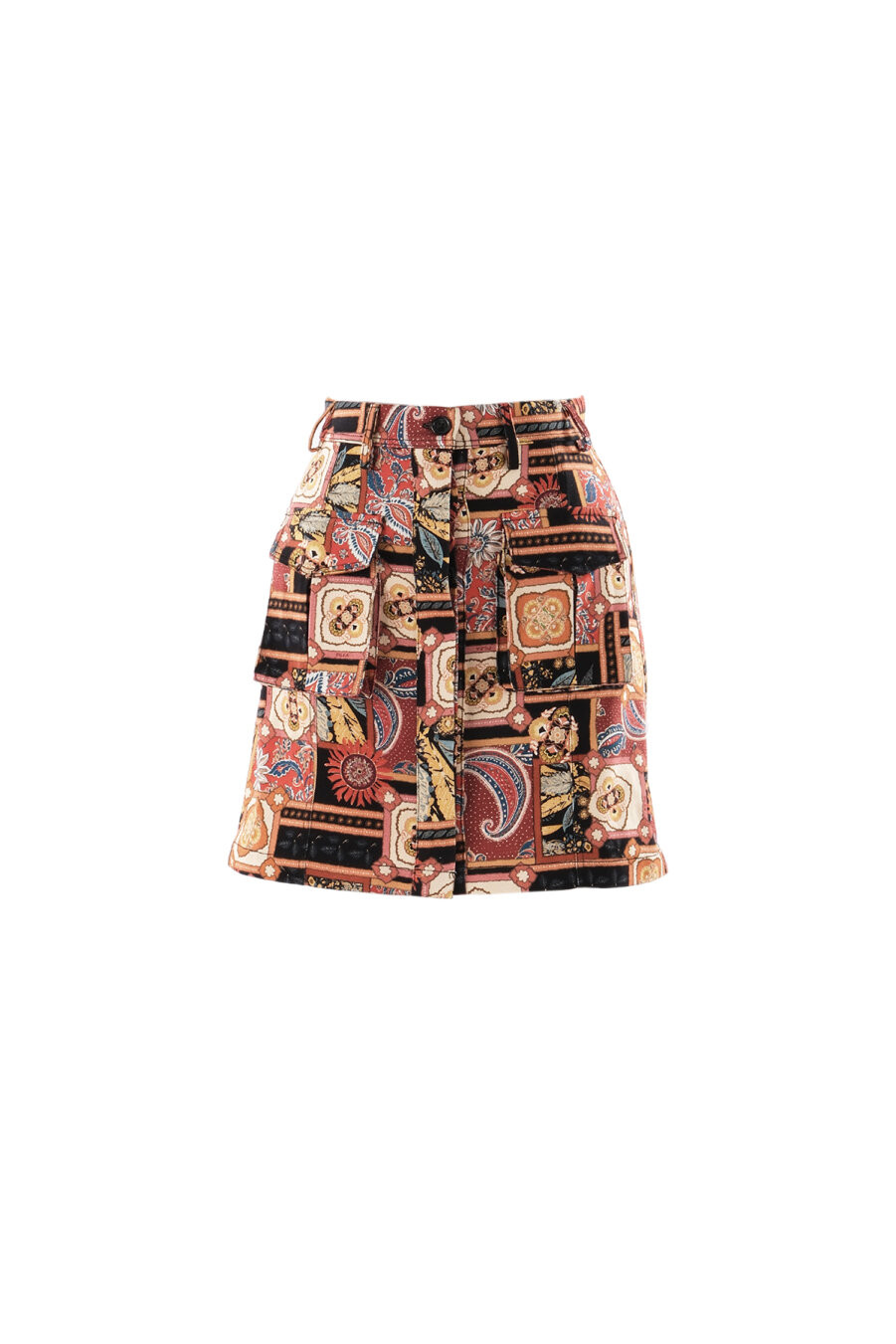 Luna Patterned Mini Skirt - 5