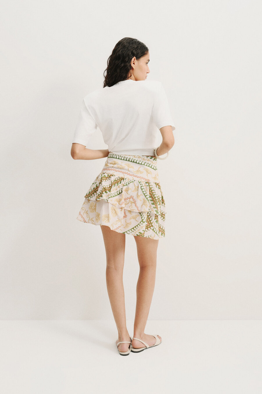 Lunaria Cotton Layered Mini Skirt - 5