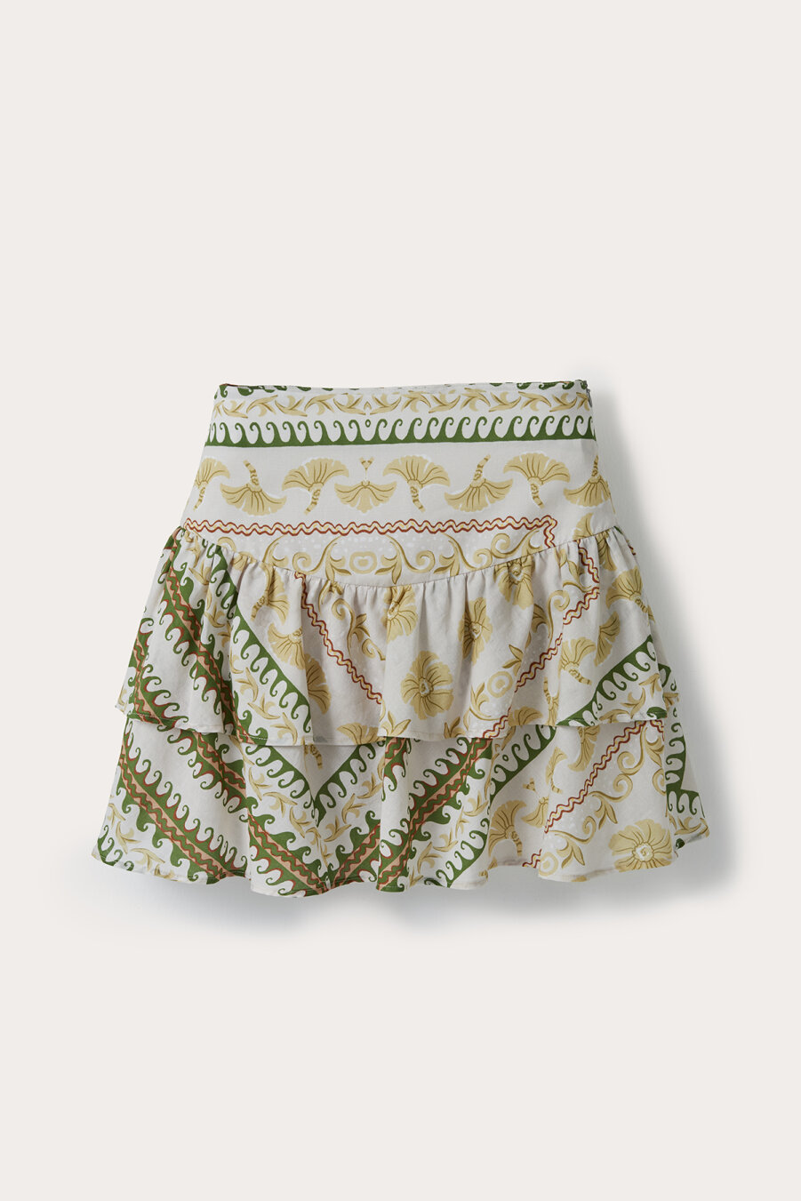 Lunaria Cotton Layered Mini Skirt - 2