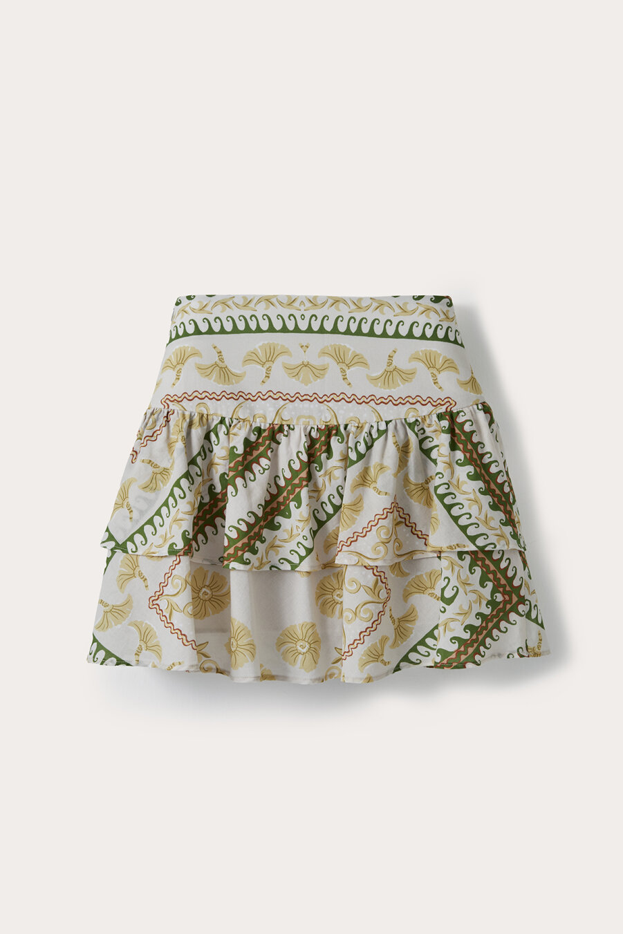 Lunaria Cotton Layered Mini Skirt - 3