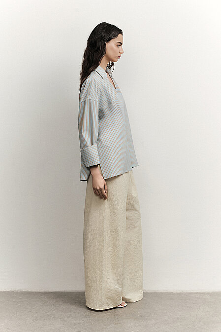 Lunetta Striped Shirt - 4