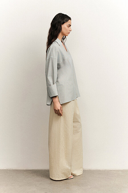Lunetta Striped Shirt - 4