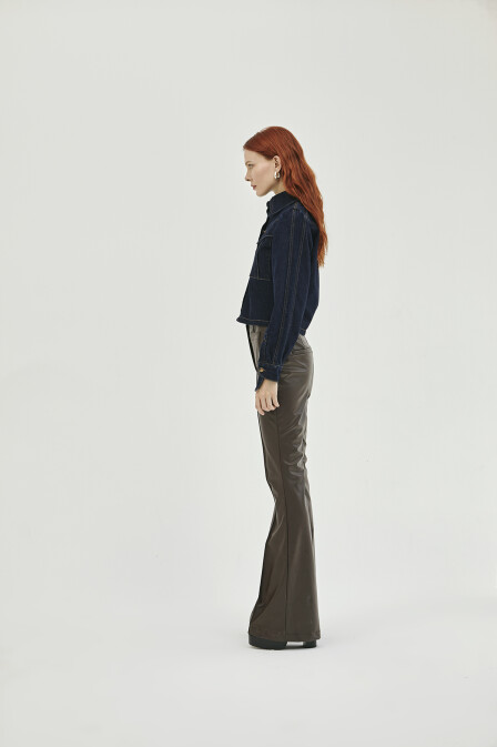 Lydia Leather Trousers - 6