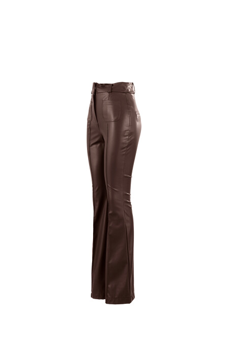 Lydia Leather Trousers - 4