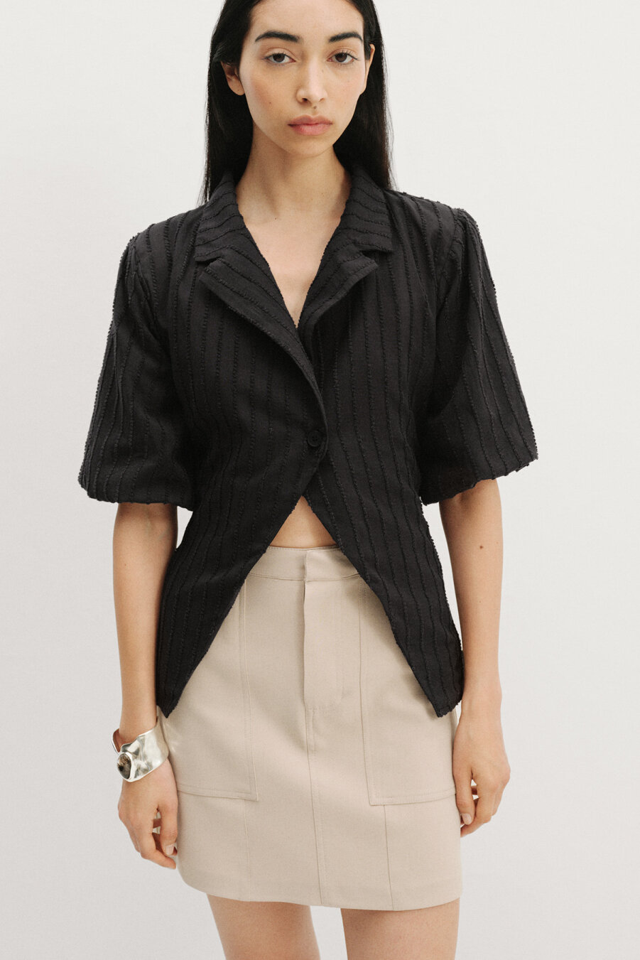 Mady Mini Skirt with Pockets - 1