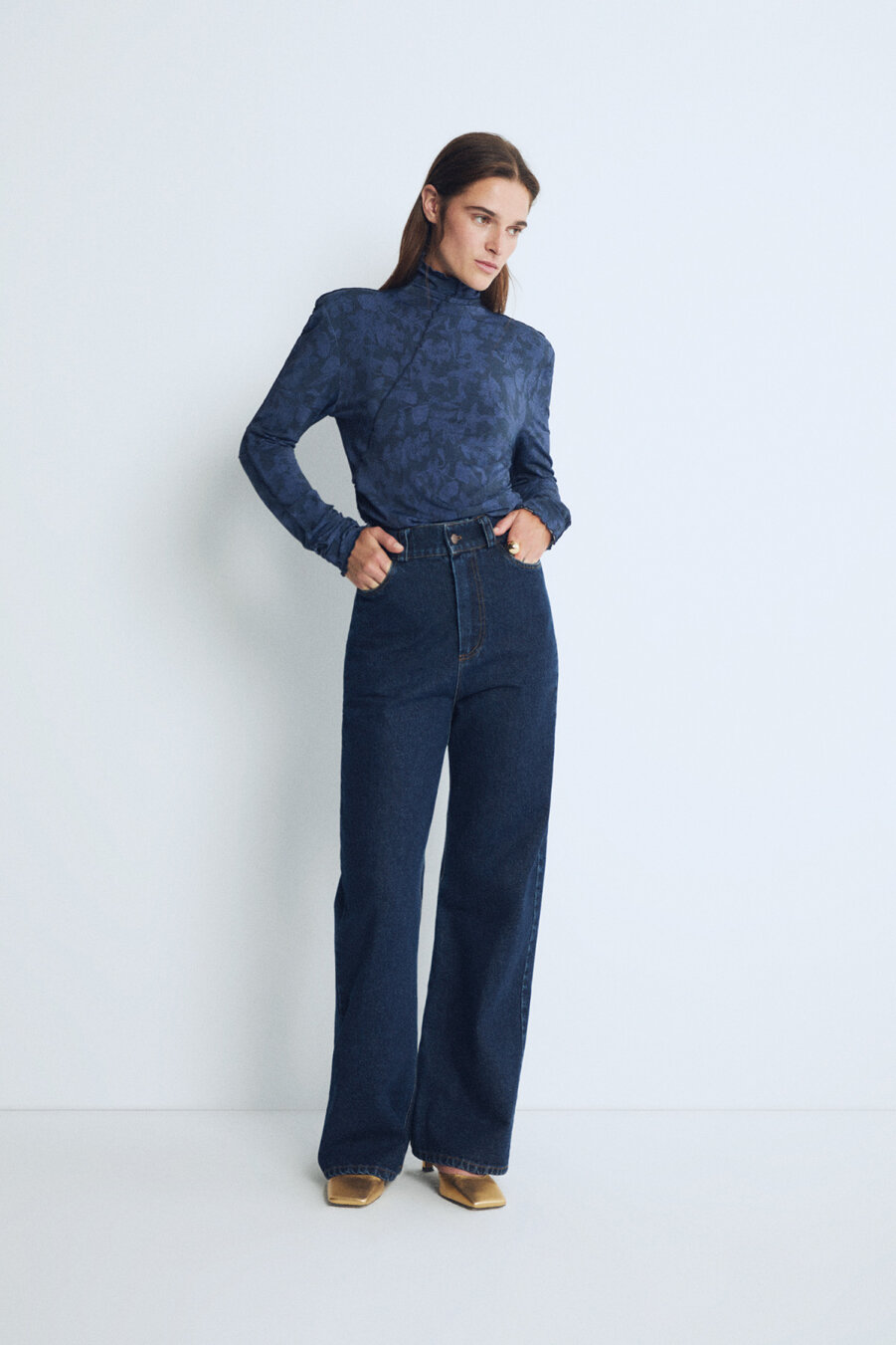 Marisol Denim Trousers - 1