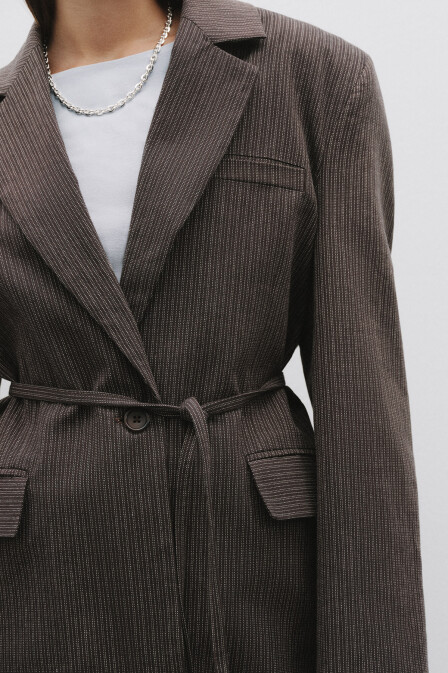 Marla Striped Oversized Jacket - 3