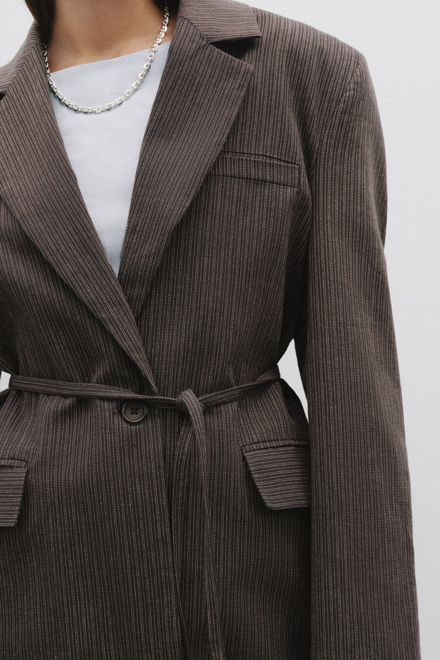 Marla Striped Oversized Jacket - 3
