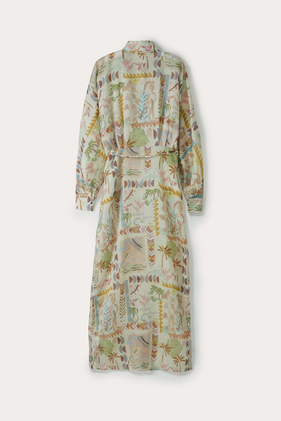 Mira Sol Reglan Kol Maksi Elbise - 5