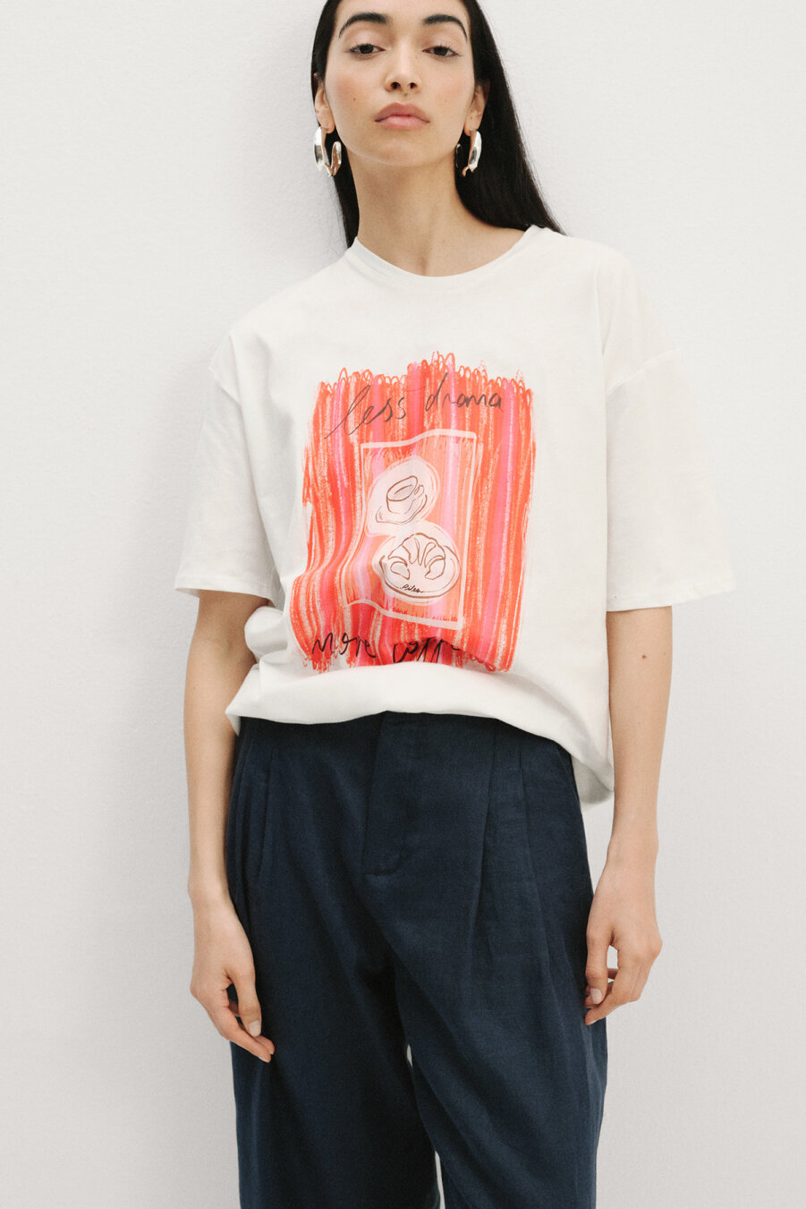 More Coffee Printed T-shirt - 1