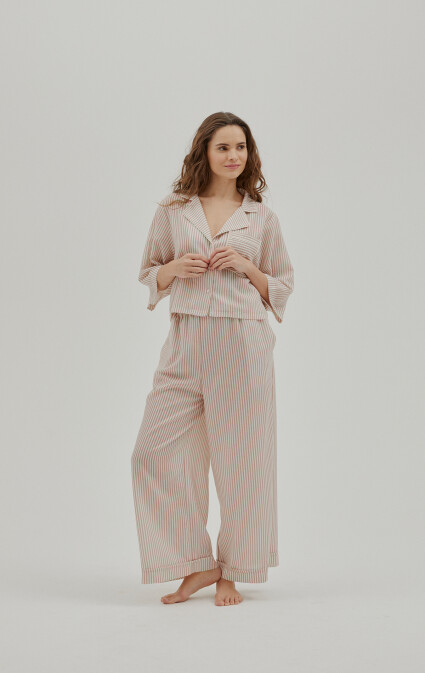 Myrelea Linen Pajamas Set - 4