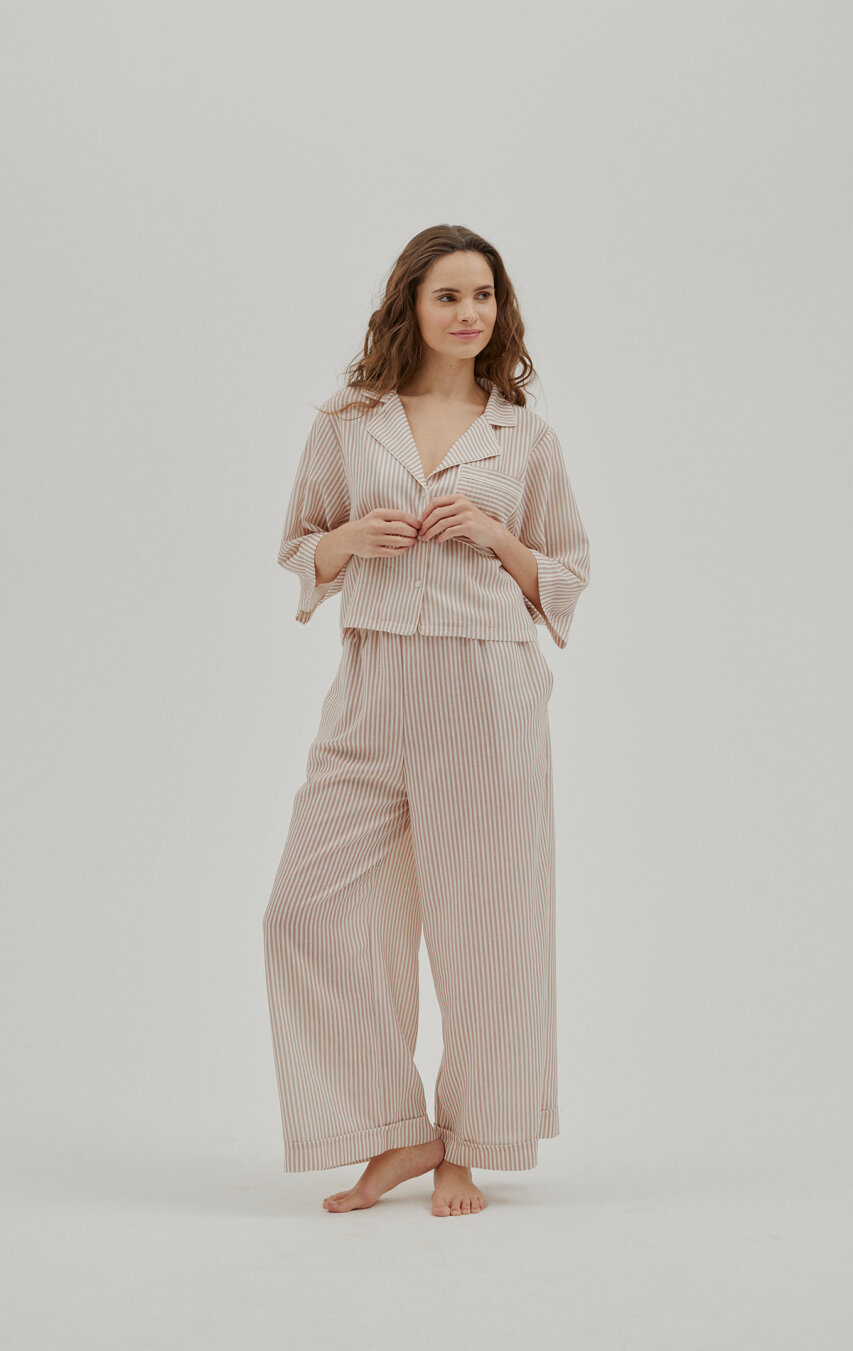 Myrelea Linen Pajamas Set - 4