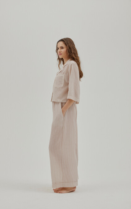 Myrelea Linen Pajamas Set - 5