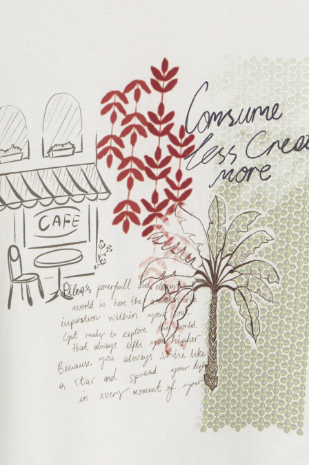 Mystic Patterned Oversize T-shirt - 4