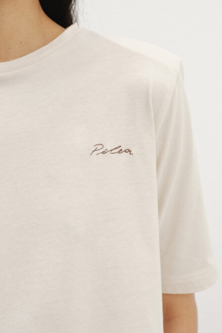 Nakışlı Vatkalı Tshirt - 5