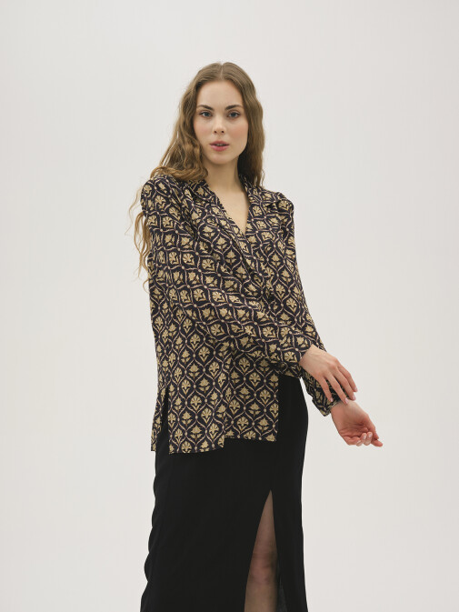 Nora Asymmetric Shirt - 5