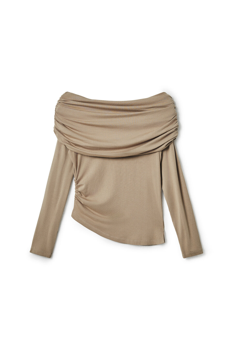 Off-Shoulder Asymmetrical Blouse - 7