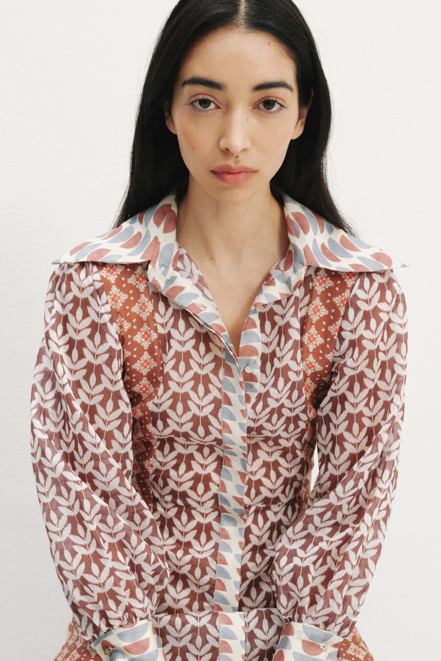 Opaline Patch Desenli Maksi Elbise - 2