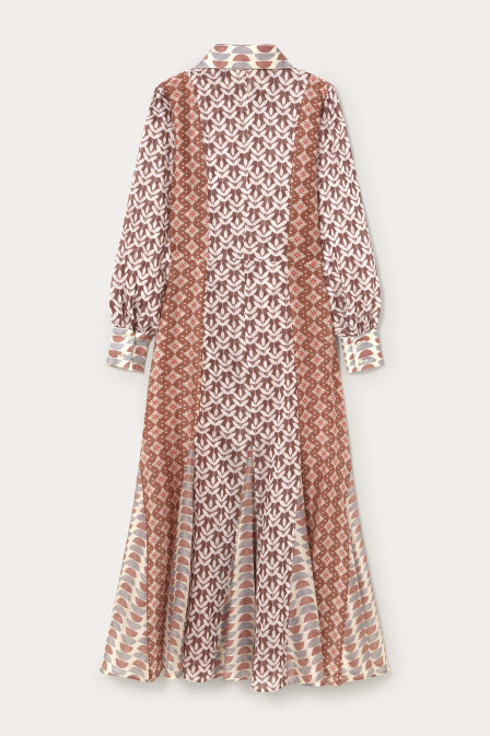 Opaline Patch Patterned Maxi Dress - 5