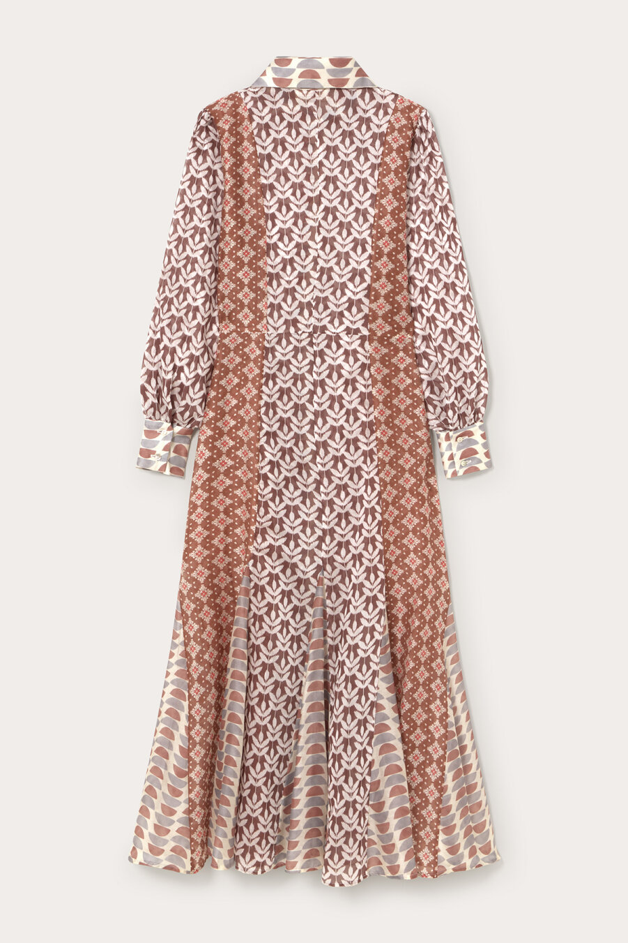 Opaline Patch Patterned Maxi Dress - 5