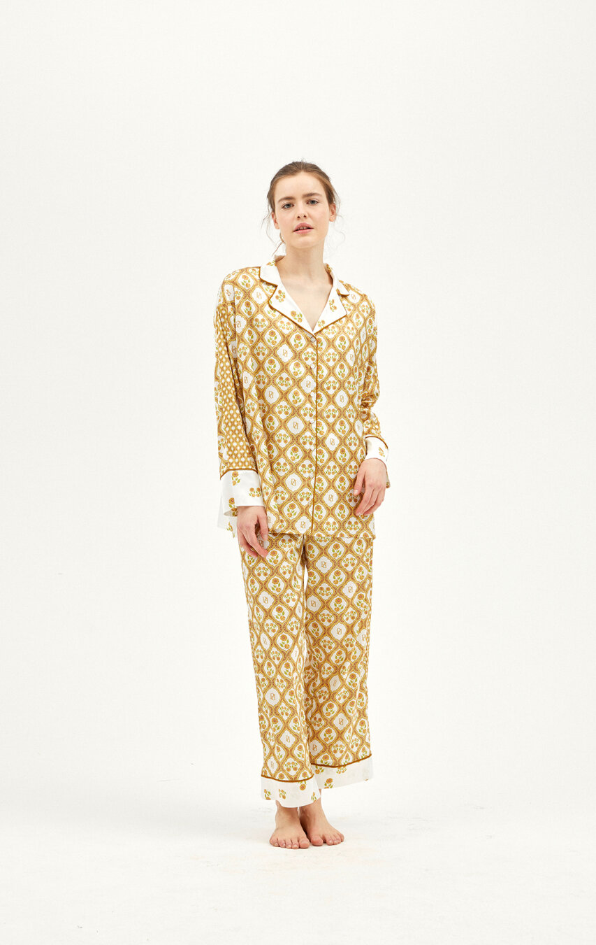 Pilegram Long Sleeve Pajama Set - 3