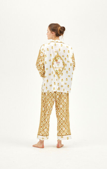 Pilegram Long Sleeve Pajama Set - 4