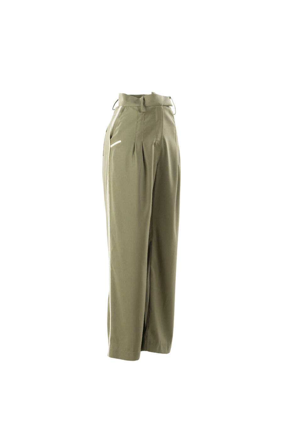 Piping Detailed Palazzo Trousers - 6