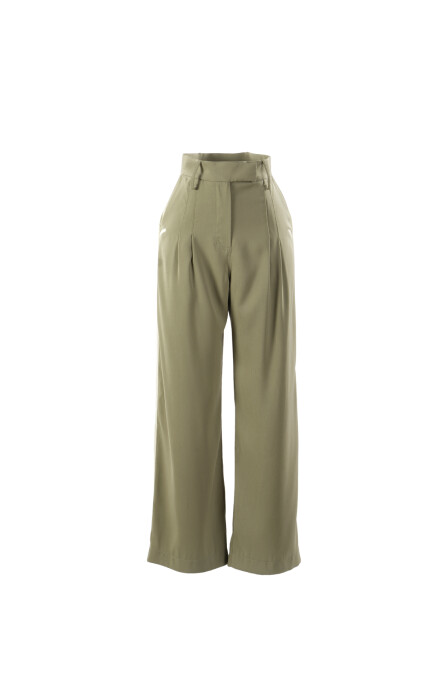 Piping Detailed Palazzo Trousers - 7