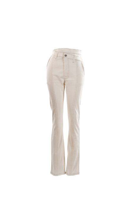 Punto Stitched Gabardine Trousers - 5