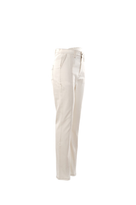 Punto Stitched Gabardine Trousers - 6