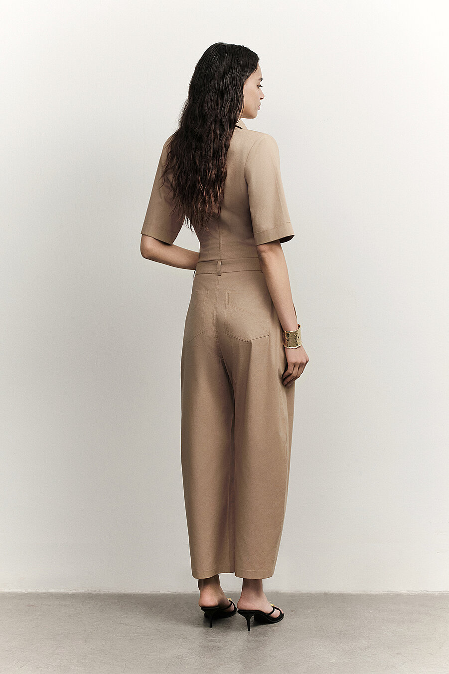 Relaxed Fit Poplin Pants - 2