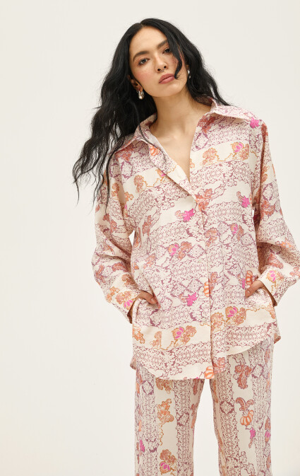 Romansia Oversize Shirt - 2