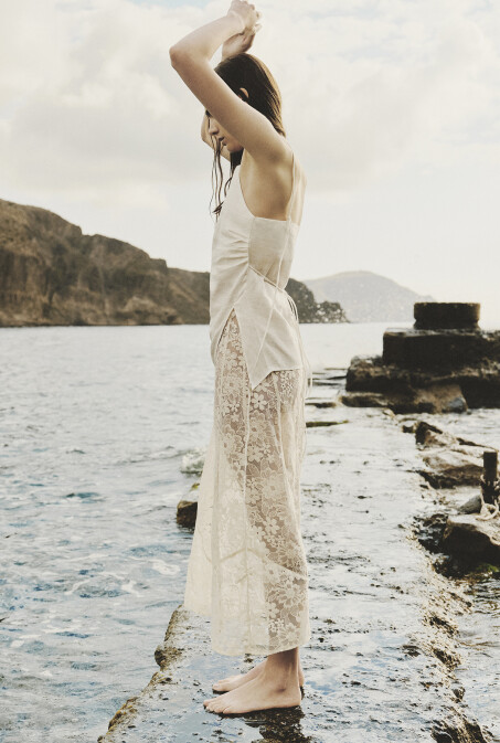 Roselina Piece Lace Skirt - PILEA