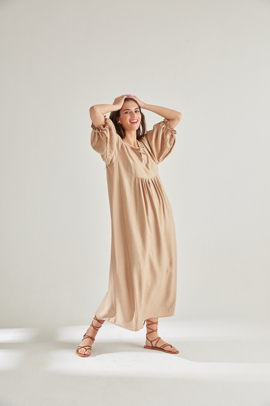 Seul Beige Dress - 3