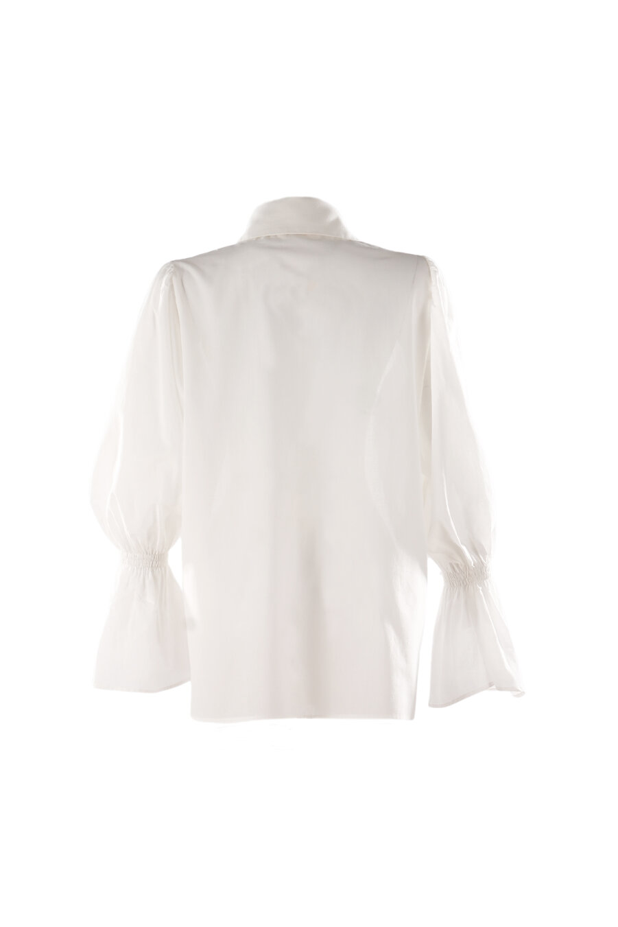 Sienna Sleeve Gathered Cotton Shirt - 5