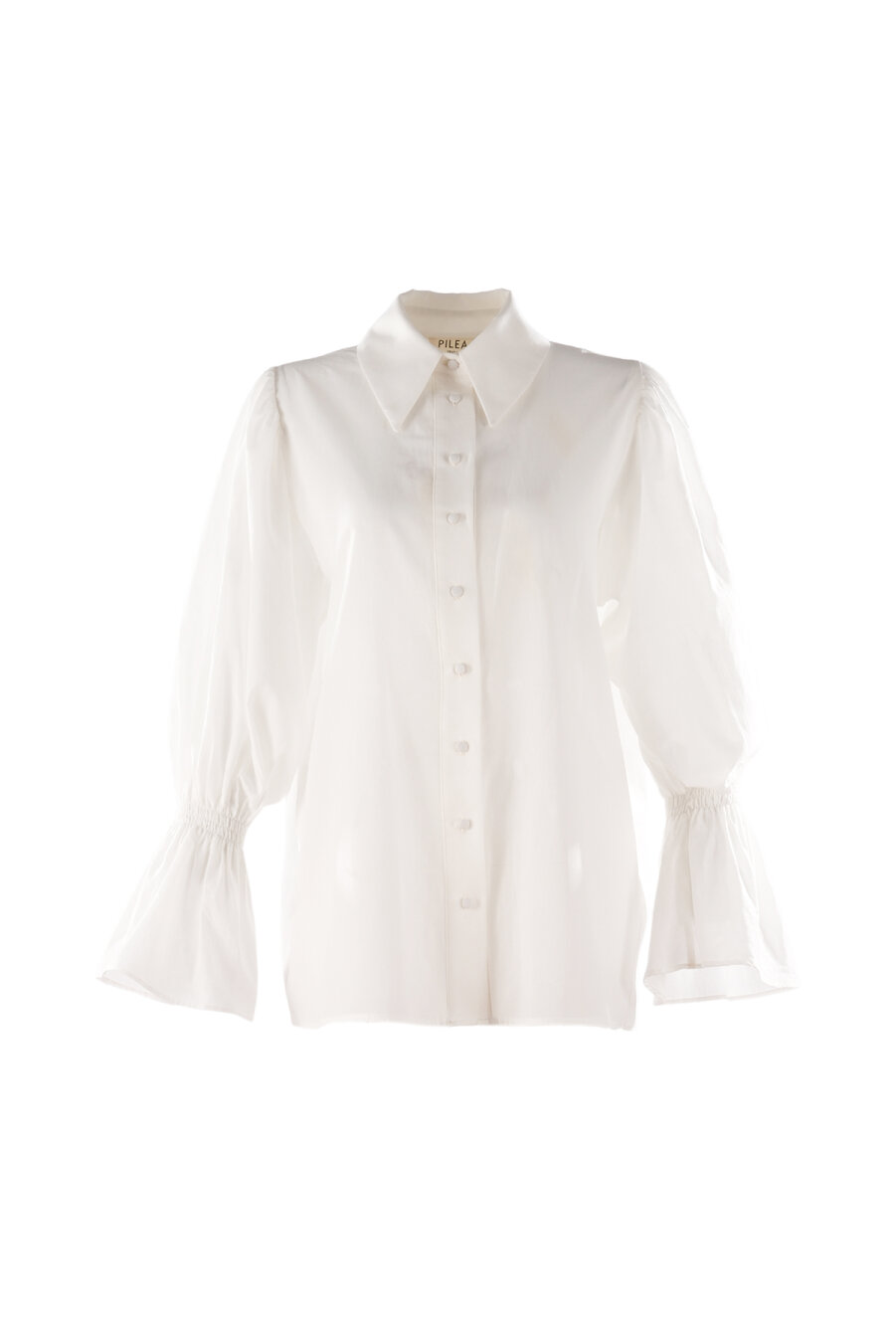 Sienna Sleeve Gathered Cotton Shirt - 4