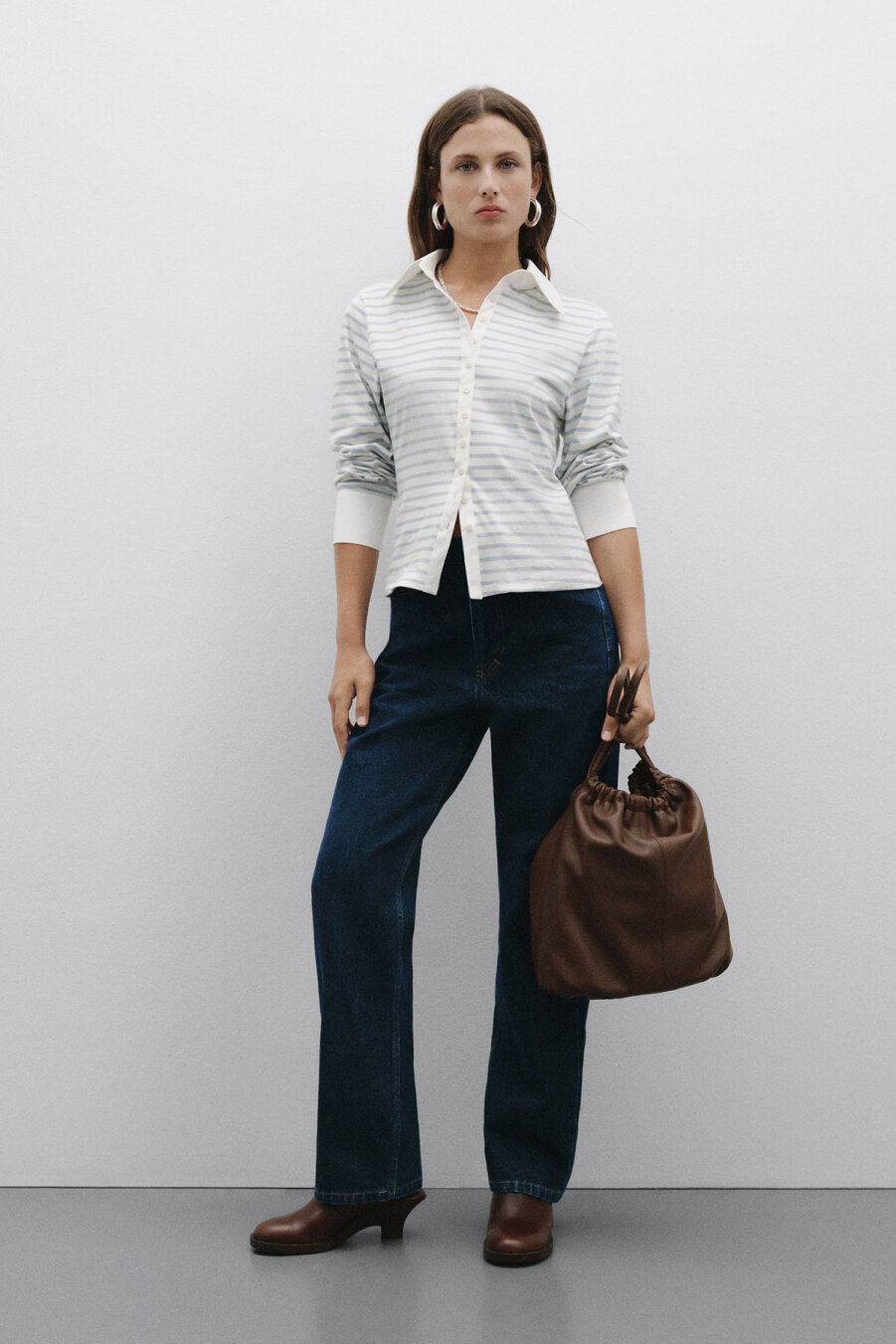 Soletta Yüksek Bel Mom Fit Jean - 1