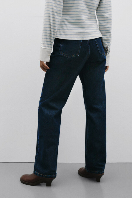 Soletta Yüksek Bel Mom Fit Jean - 3