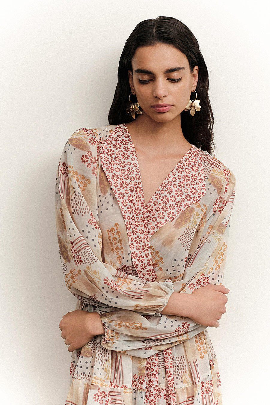Sorelia Wrap Neck Dress - 2