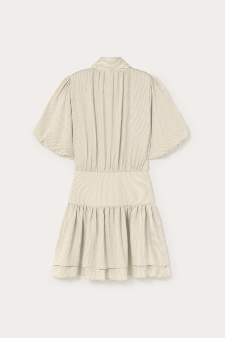 Striped Corset Mini Dress - 3
