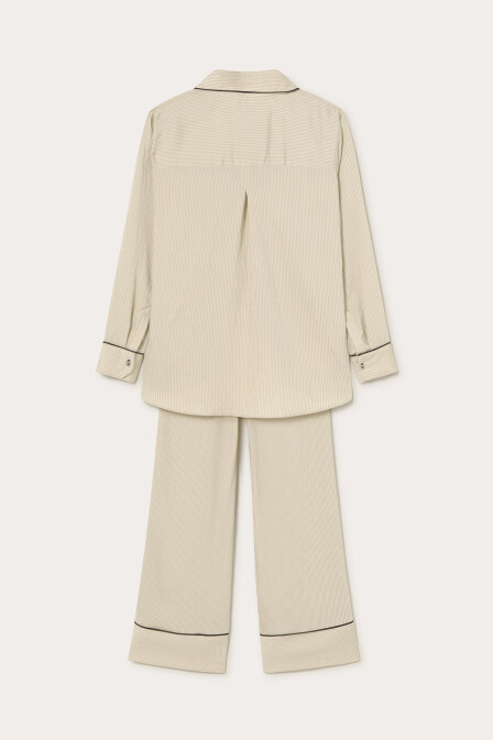 Striped Flowy Trousers - 2